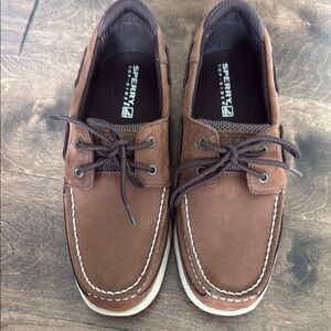 NWOT Sperry Lanyard  Brown Boat Shoes